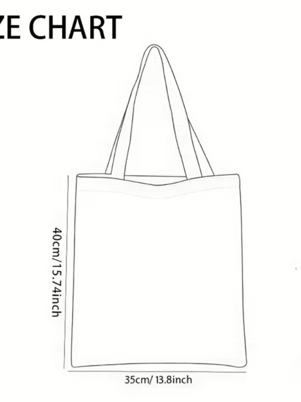 βA Girl, A Cat & Her Booksβ Canvas Shopping Tote Bag (BRAND-NEW & SO CUTE!) - Picture 4 of 7